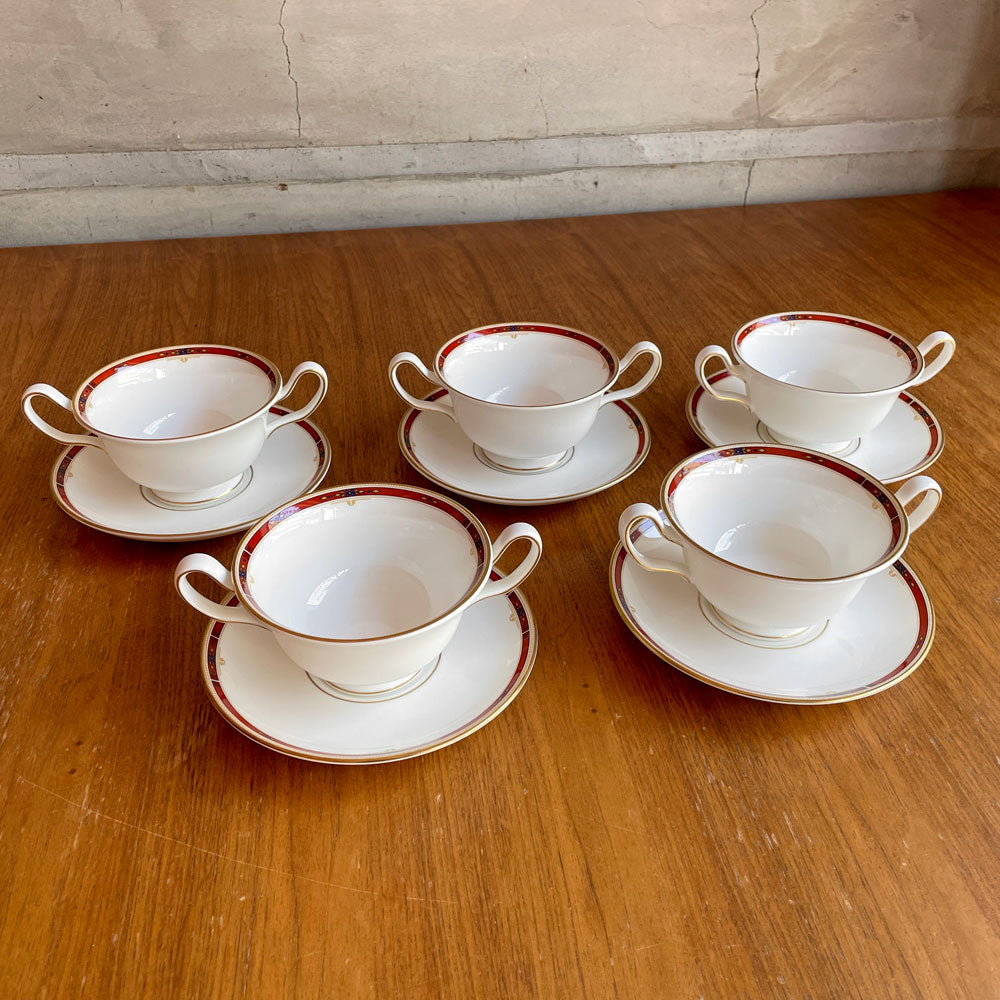 【学芸大学店】ウェッジウッド WEDGWOOD コロラド Colorado スープボウル＆ソーサー 金彩 壺ロゴ 英国 買取させていただきました。