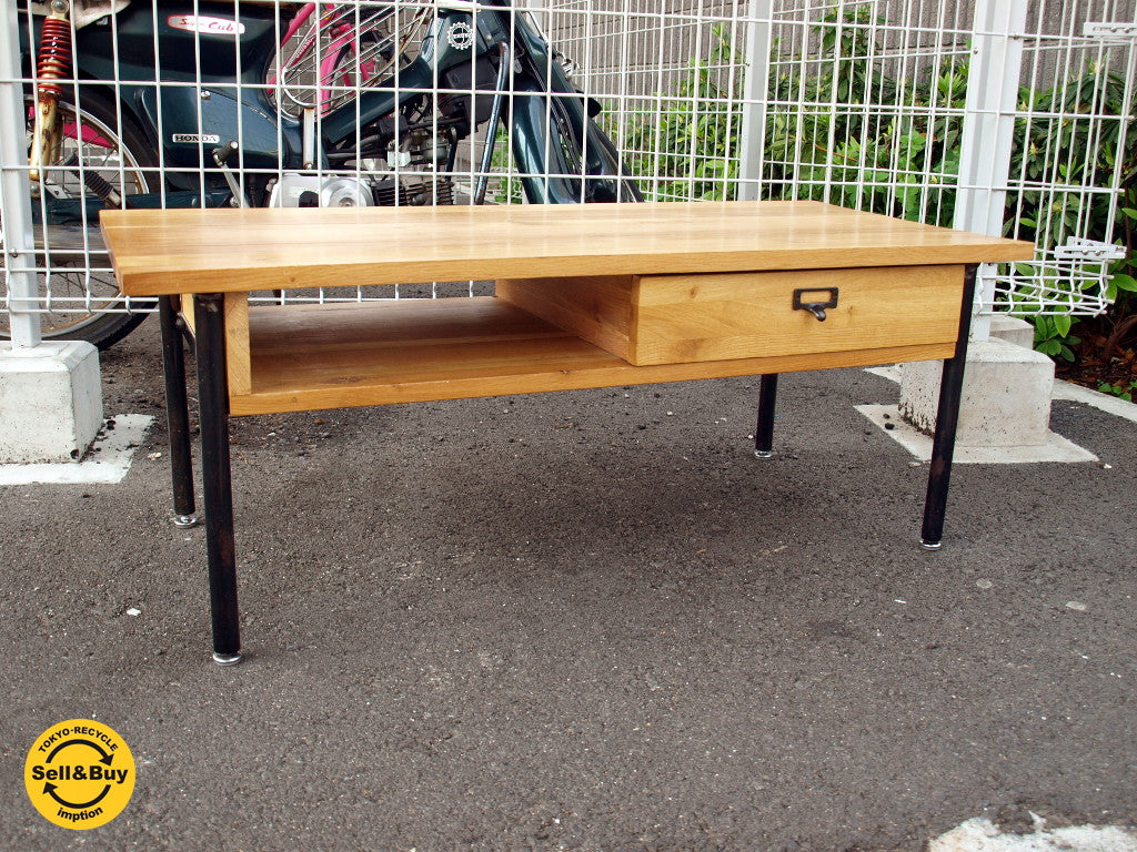 ノットアンティークス Knot Antiques モカ MOKA コーヒーテーブル 廃番 オーク無垢材使用 CRASH GATE クラッシュゲート ★買い取りしました。下北沢店 出張買取もお任せ下さい。