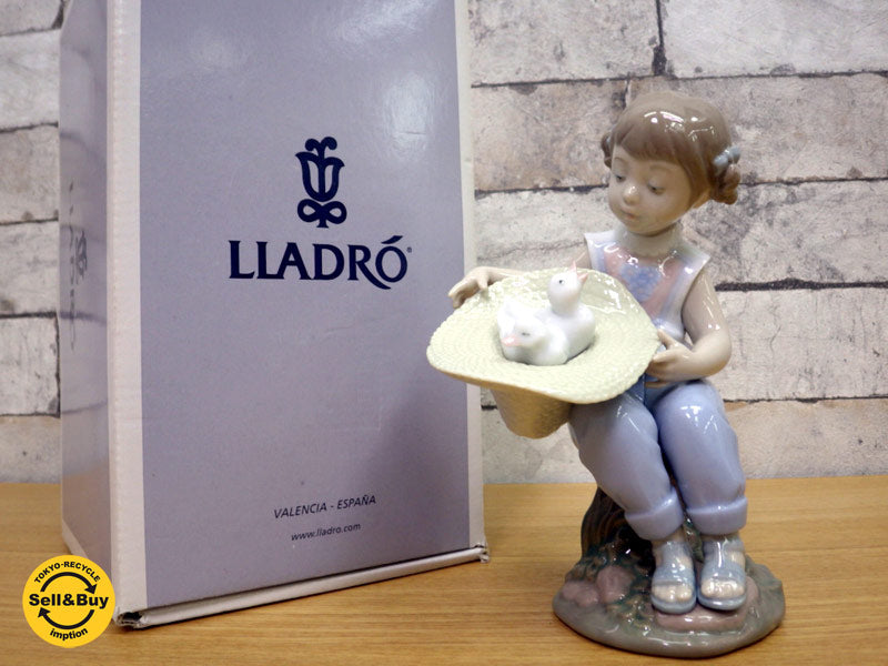 リヤドロ LLADRO #6759 『 アヒルとおしゃべり 』 フィギュリン 陶器 人形 置物 箱付 中古品 買い取りしました。祖師谷大蔵店 出張買取もお任せ下さい。