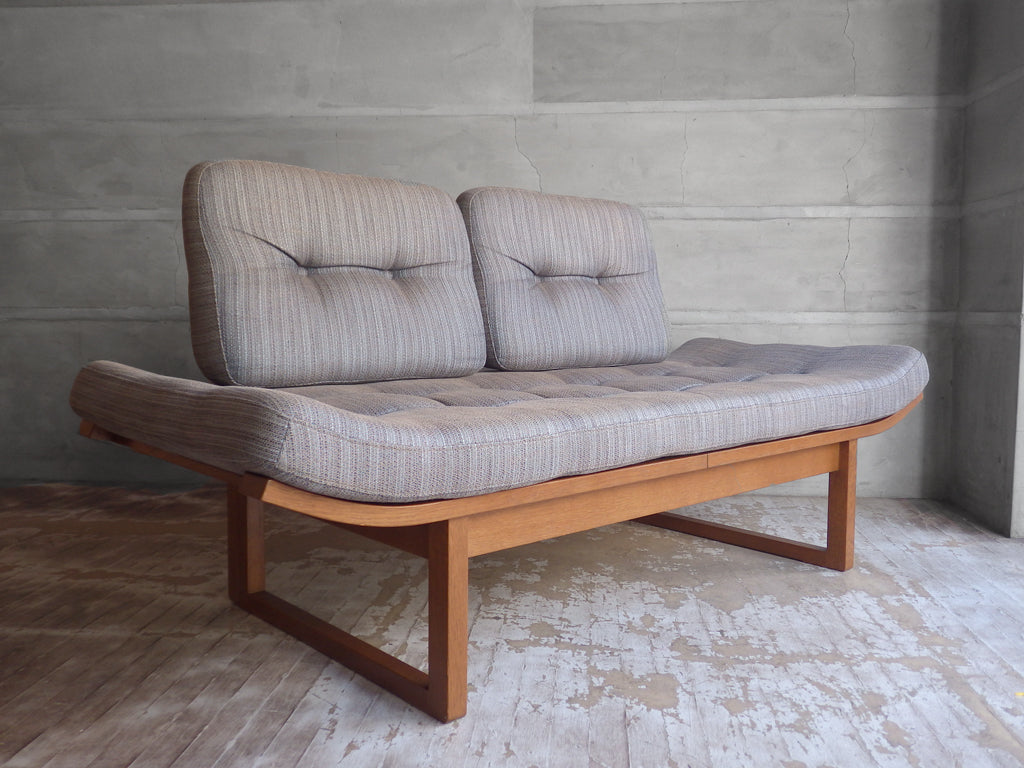 カンディハウス CONDE HOUSE アルプ LD ALP LD ソファーベッド ファブリック ロエルBU生地 ナラ材 中古品 買い取りしました。