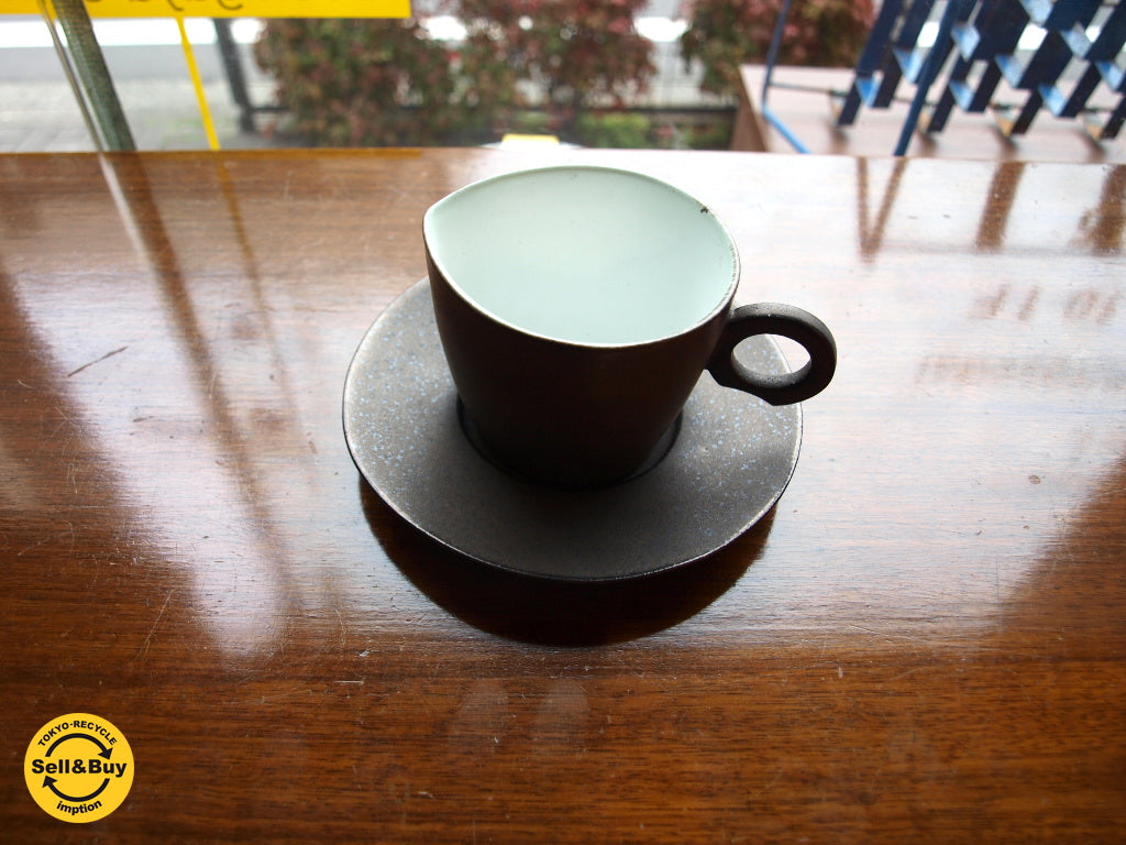 安藤雅信 コーヒーカップ & ソーサー Cup ＆ Soucer 200cc M サイズ ももぐさ　百草中古品 買い取りしました。下北沢店 出張買取もお任せ下さい。