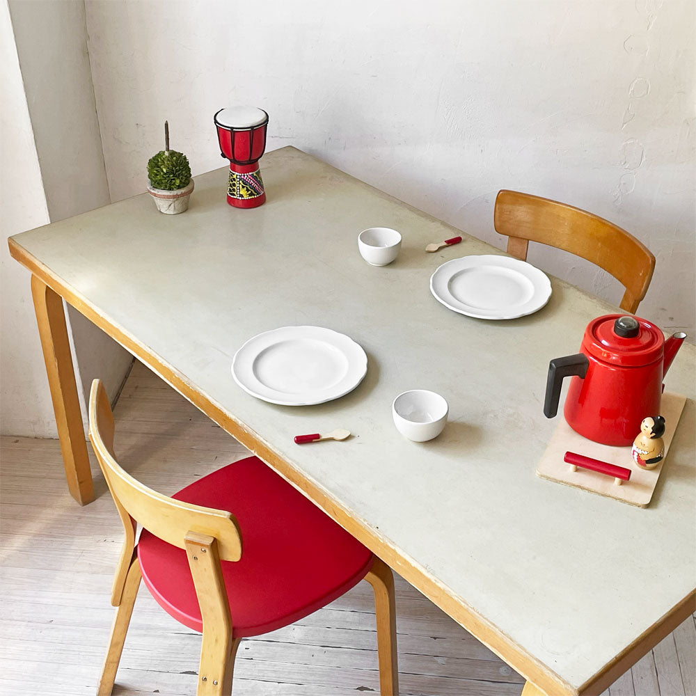 【下北沢店】アルテック artek ビンテージ ダイニングテーブル リノリウムトップ アルヴァ・アアルト Alvar Aalto フィンランド 北欧家具 買取させていただきました。