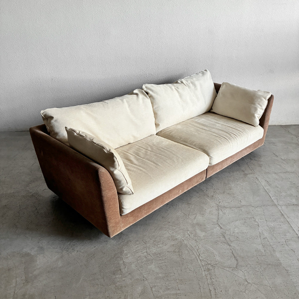 【登戸BASE店】アルフレックス arflex エーソファ A・SOFA セパレートダブルシート 3P フェザークッション W230cm 買取させていただきました。