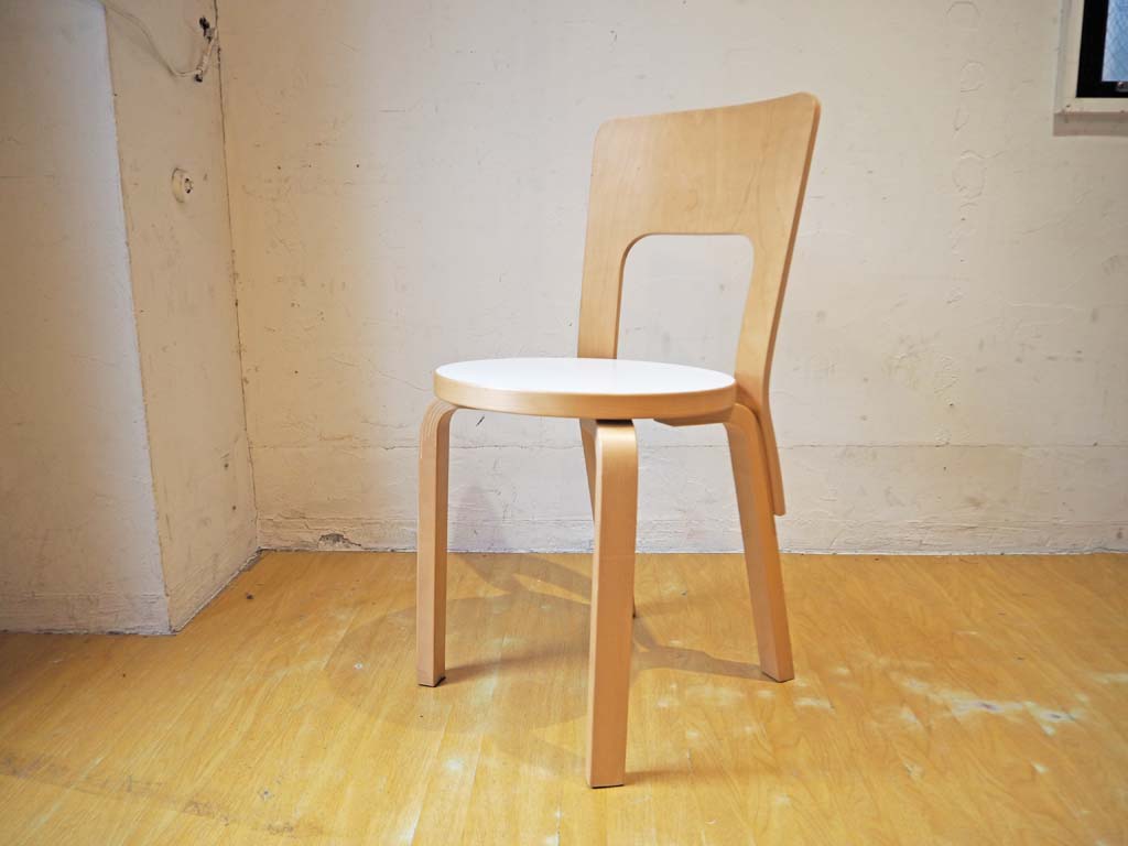 アルテック Artek チェア66 CHAIR66 ダイニングチェア デスクチェア アルヴァ・アアルト Alvar Aalto バーチ材 中古品 買い取りしました。