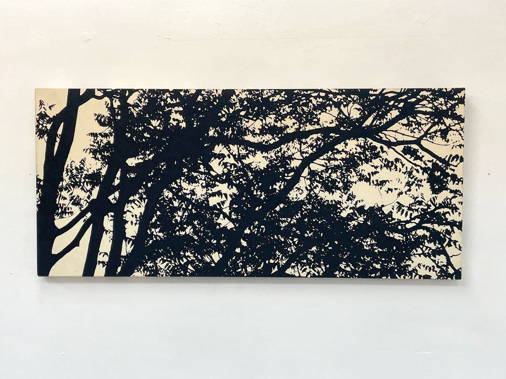 マリメッコ marimekko トゥーリ TUULI ファブリックパネル マイヤ・イソラ W90×H40cm モノトーン ブラック＆ホワイト 壁掛けインテリア 北欧 フィンランド 中古品 買い取りしました。