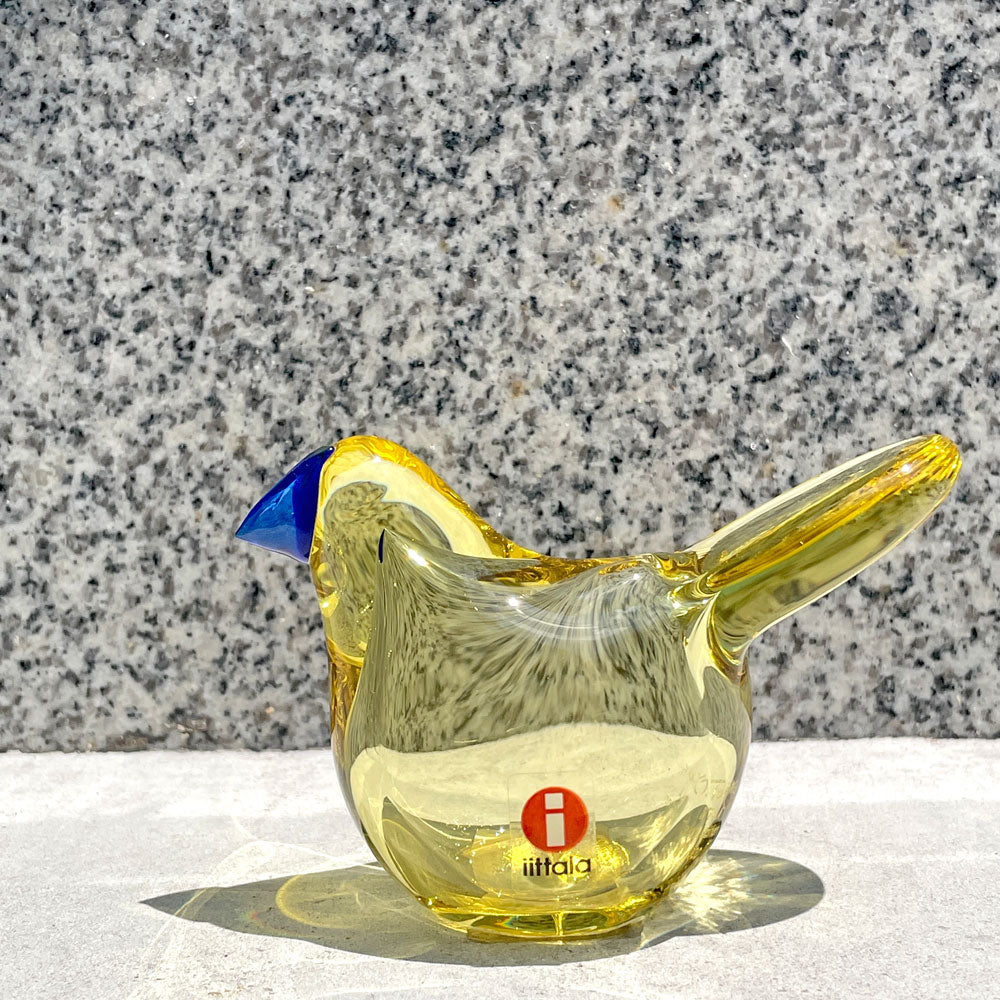 【自由が丘店】イッタラ iittala イッタラバード シエッポ Sieppo レモン×ブルー 160/300 オイバ・トイッカ Oiva Toikka 表参道店限定 箱付 希少 買取させていただきました。