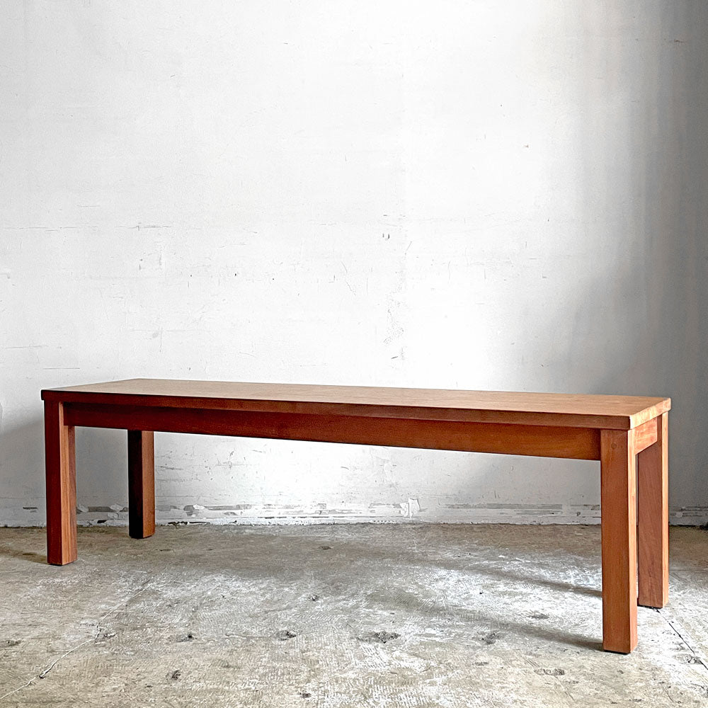 【自由が丘店】アクタス ACTUS レン REN ベンチ ウォールナット無垢材 オイル塗装 ローボード モダン ナチュラル W140cm 定価￥134,200- 買取させていただきました。
