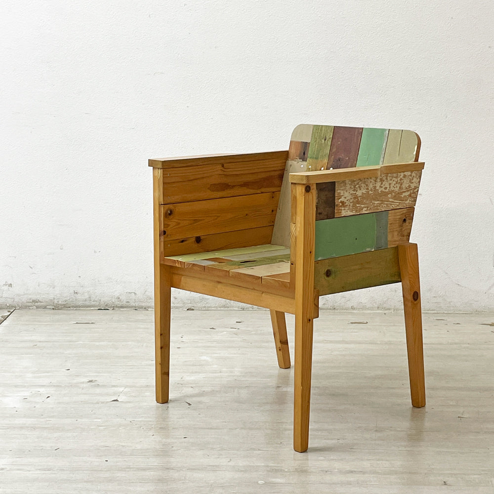 【祖師ヶ谷大蔵店】ピート・ヘイン・イーク Piet Hein Eek スクラップウッド アームチェア SCRAPWOOD ARM CHAIR オランダ 定価11万円 買取させていただきました。