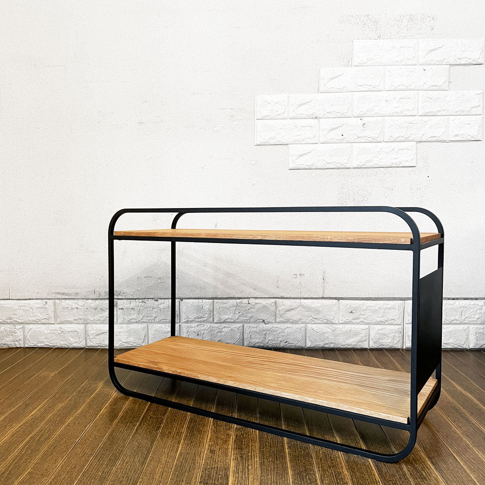 【経堂店】モモナチュラル MOMO Natural ストゥーラ STURE SIDE TABLE OAK BK サイドテーブル ブラック W73cm オーク材 スチールフレーム 定価￥29,000- 買取させていただきました。