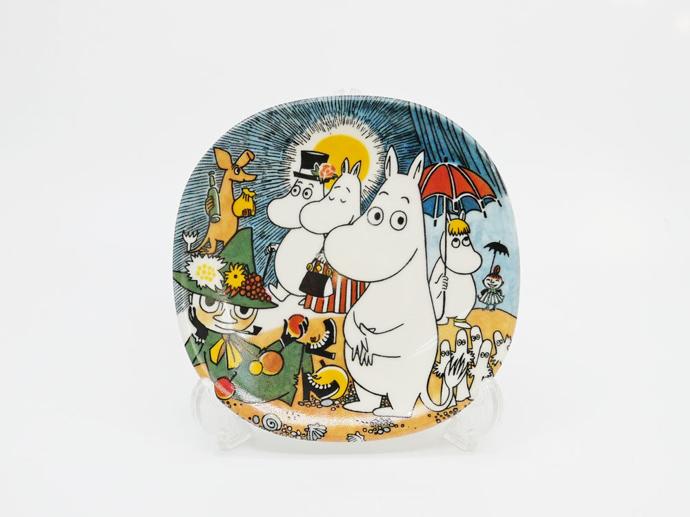 アラビア ARABIA ムーミン Moomin 日曜日の散歩 Sunday stroll プレート 飾り皿 1999-2005 廃番 フィンランド 北欧食器 中古品 買い取りしました。