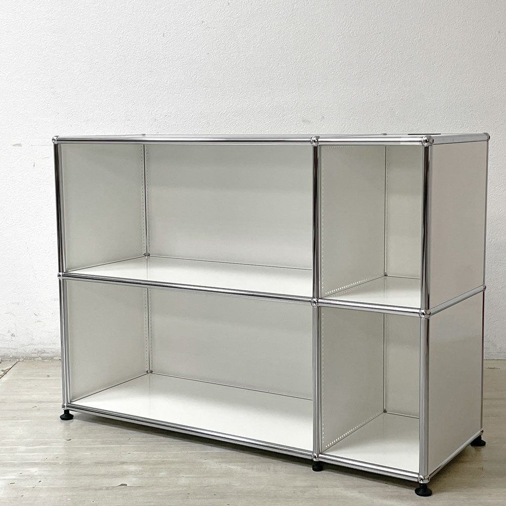 【祖師ヶ谷大蔵店】ユーエスエムハラー USMハラー USM Haller モジュラーファニチャー キャビネットシェルフ 2列2段 w102 x H74cm 取扱い 買取させていただきました。