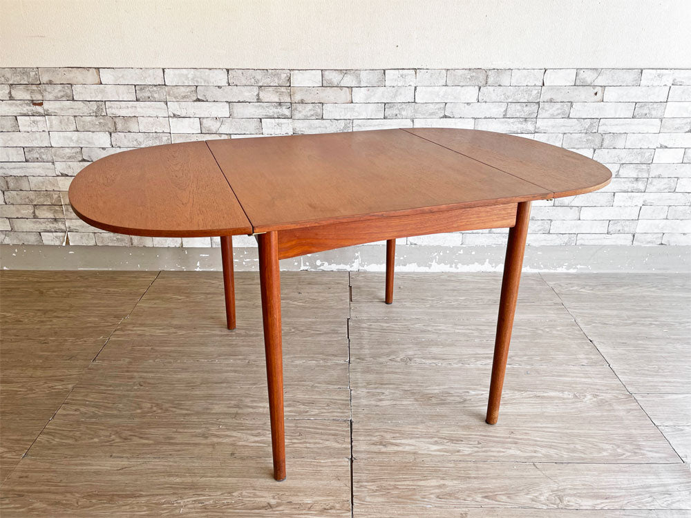 デンマーク ビンテージ Danish Vintage バタフライ ダイニングテーブル チーク材 伸長式 北欧家具 アクタス ACTUS 購入 参考価格約13万円 中古品 買い取りしました。