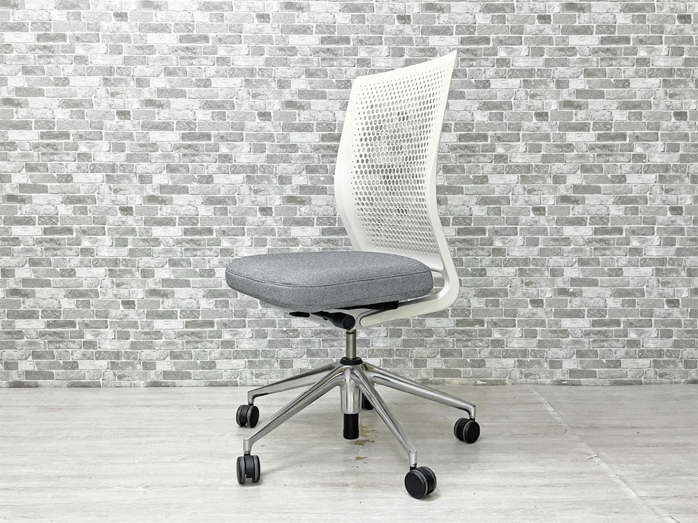 ヴィトラ vitra IDエア ID Air オフィスチェア アームレス デスクチェア プラスチック ファブリック アルミポリッシュ アントニオ・チッテリオ 定価￥128,700- 中古品 買い取りしました。