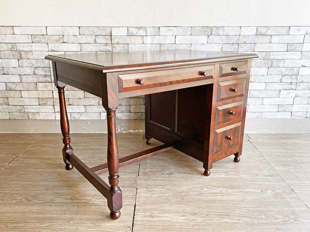 松本民芸家具 T型片袖机 デスク ミズメザクラ 民藝家具 定価￥368,500- 中古品 買い取りしました。