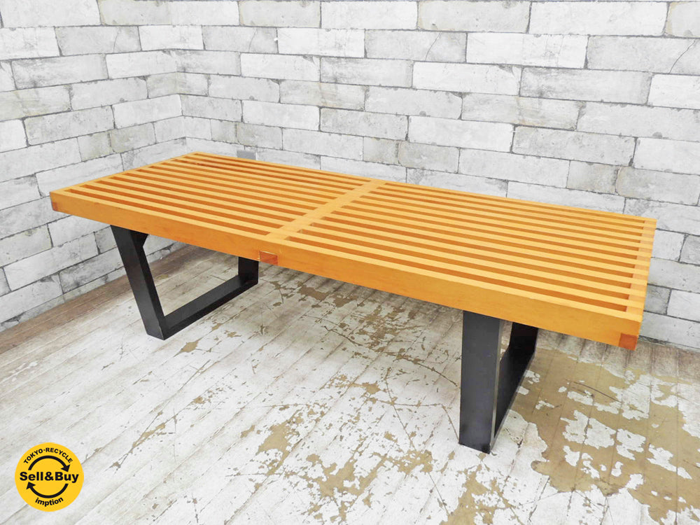 ジョージ ネルソン George Nelson プラットフォーム ベンチ Platform Bench テーブル ミッドセンチュリーデザイン リプロダクト 中古品 買い取りしました。