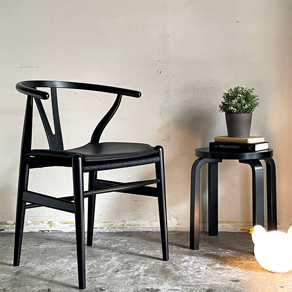 カールハンセン＆サン Carl Hansen & Son CH24 Yチェア オーク材 ブラックラッカー×ブラックペーパーコード ハンス・J・ウェグナー デンマーク 北欧家具 ～新たな時代を告げた名作～