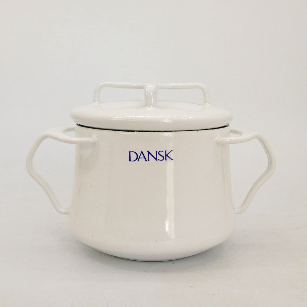 ダンスク DANSK コベンスタイル ミニココット 両手鍋 イェンス・クイストゴー JHQ デザイン ホワイト デンマーク  中古品 買い取りしました。