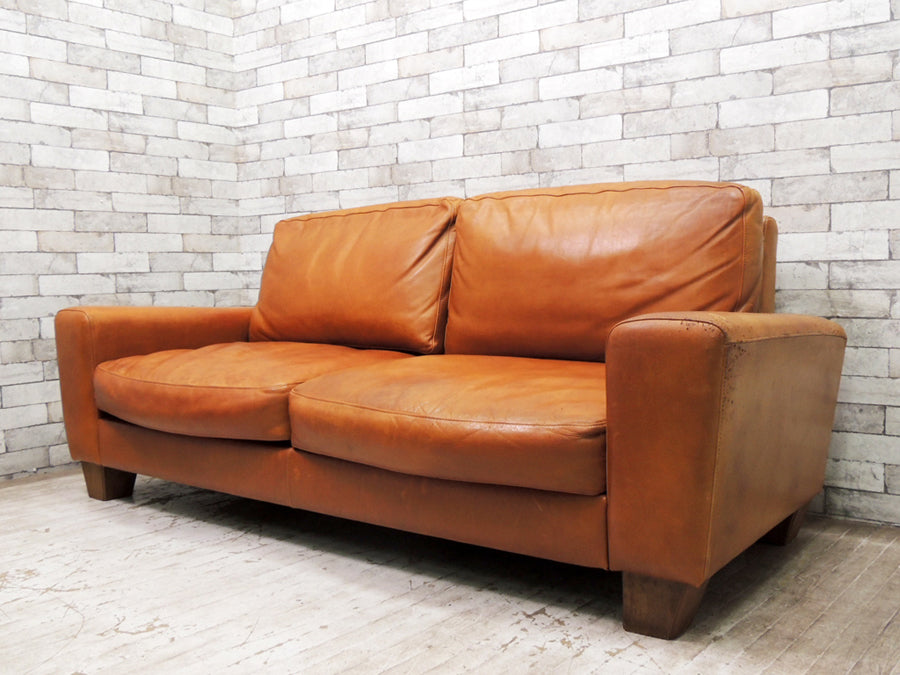 アクメファニチャー ACME Furniture フレスノ FRESNO ソファ 3シーター ヴィンテージスタイル オイルレザー 本革 ～奇抜さに捉われないイメージ通りの本革製ソファ～