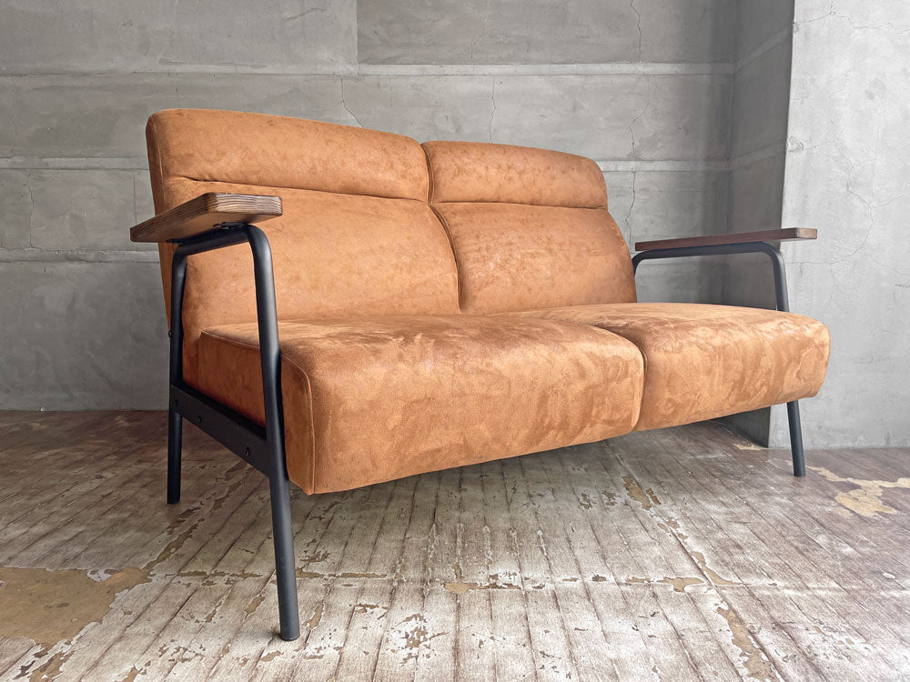 ノーチェ NOCE NC728A 2Pソファ キャメル テクニックレザー インダストリアルデザイン 定価￥59,800- 中古品 買い取りしました。