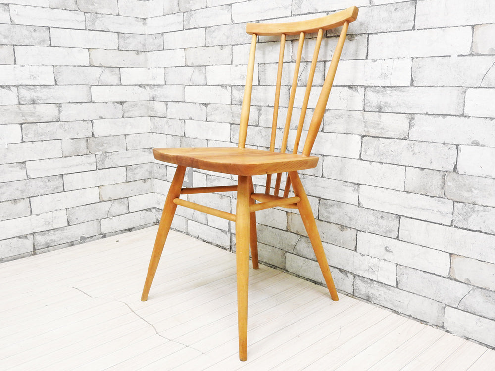 アーコール Ercol スティックバックチェア スピンドルチェア エルム材 UKビンテージ Vintage 英国家具 中古品 買い取りしました。