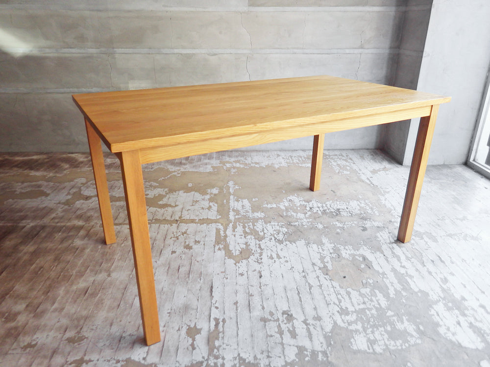 無印良品 MUJI オーク材 無垢集成材 ダイニングテーブル ナチュラル 幅140cm 廃盤 希少 中古品 買い取りしました。