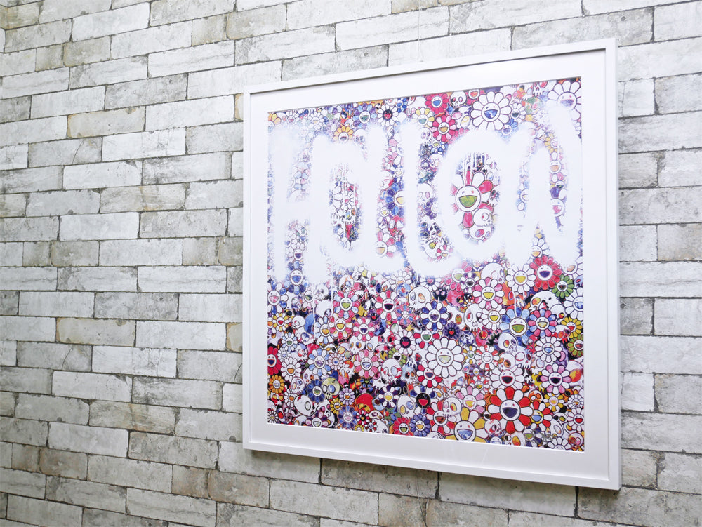 カイカイキキ Kaikai Kiki 村上隆 Takashi Murakami HOLLOW オフセット・リトグラフ 93/300 額装品 アートポスター 直筆サイン入り 中古品 買い取りしました。