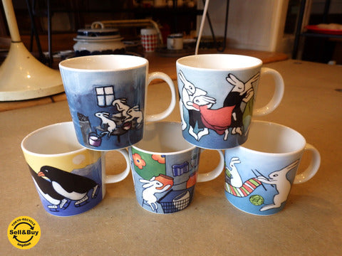 アラビア　ARABIA ヘルヤコレクション　バニー　ペンギン　Helja Collection Bunny ～ 日常の生活にメルヘンティックな世界を…