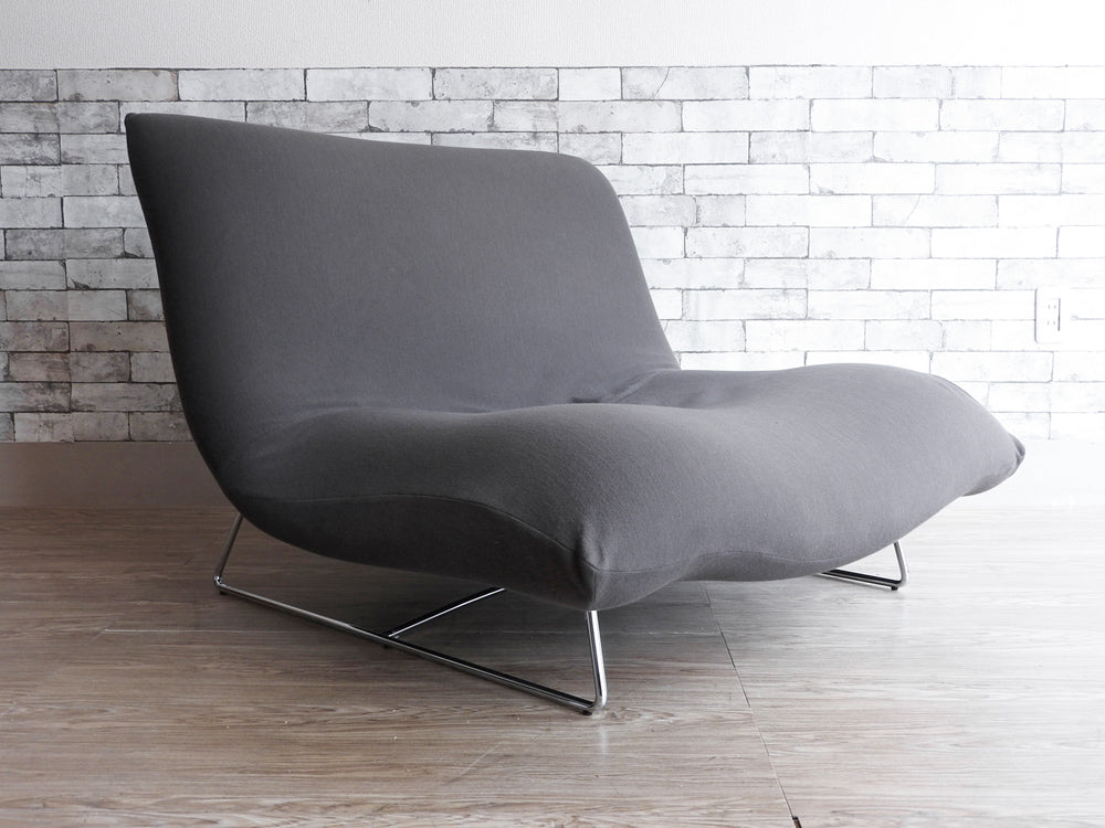 リーンロゼ Ligne roset カドル Cuddle 1P ソファ リクライニングソファ カバーリング グレー ファブリック パスカル・ムールグ フランス 廃番   中古品  買い取りしました。