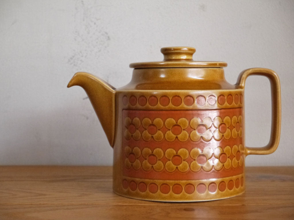 ホーンジー HORNSEA サフラン SAFFRON ビンテージ ティーポット 英国 1970’s~ 中古品 買い取りしました。