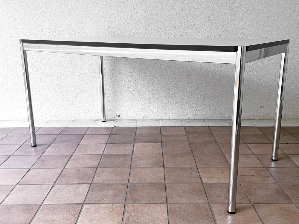 ユーエスエムハラー USM Haller モジュラーファニチャー ハラーテーブル ワークテーブル ダイニングテーブル パールグレーラミネート天板(ホワイト) W150cm 中古品 買い取りしました。
