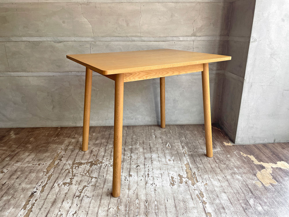 無印良品 MUJI リアルファニチャー オーク材 ダイニングテーブル W85 丸脚 廃番 中古品 買い取りしました。