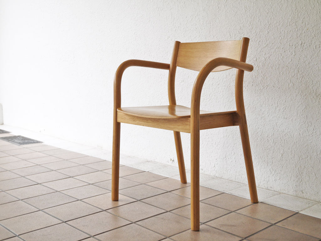 無印良品 MUJI リアルファニチャー REAL FURNITURE オーク材 ダイニングアームチェア スタッキングチェア 中古品 買い取りしました。