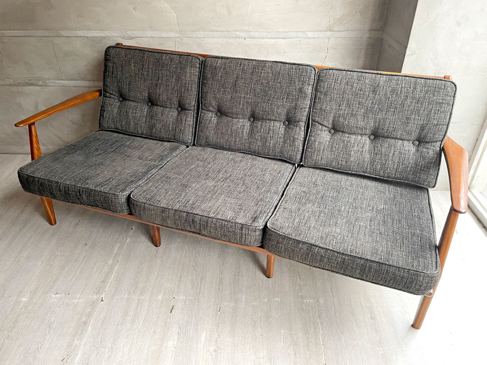 アクメファニチャー ACME Furniture デルマー ソファ 3シーター DELMAR SOFA 3-Seater 3Pソファ アッシュ材 グレー系ファブリック 廃番 中古品 買い取りしました。