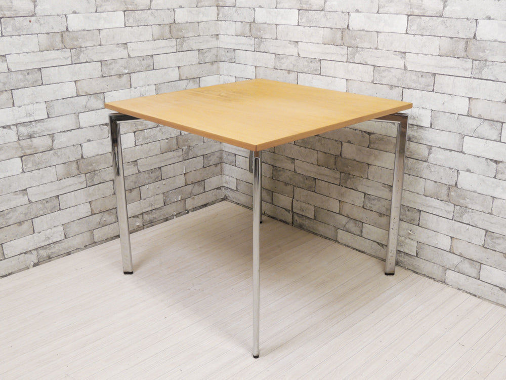 ラムホルツ LAMMHULTS キャンパス CAMPUS カフェテーブル ダイニングテーブル スクエア 木製天板 W80cm スウェーデン 北欧モダンデザイン  中古品 買い取りしました。