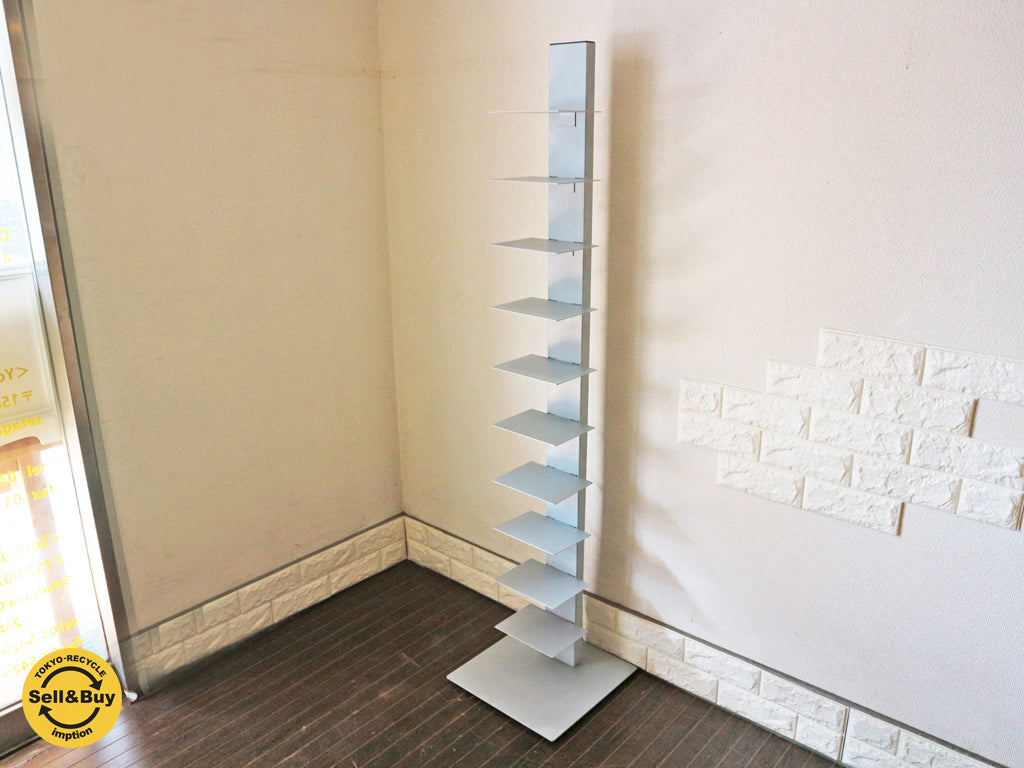 シンテシ SINTESI サピエンスブックタワー 10段 グレー ブルーノ・レイナルディ タワー型シェルフ イタリア 本棚  買い取りしました。経堂店 出張買取もお任せ下さい。