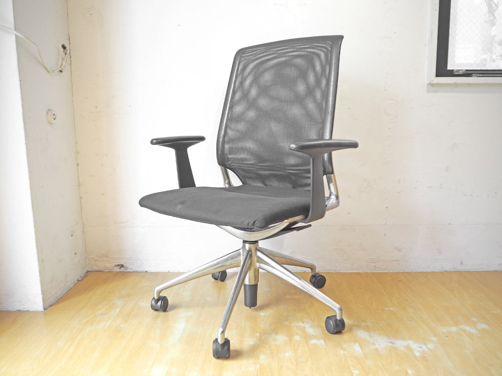 ヴィトラ vitra メダ MEDA エグゼクティブ オフィスチェア アルミベース デスクチェア ハイバック アルベルト・メダ デザイン 買い取りしました。