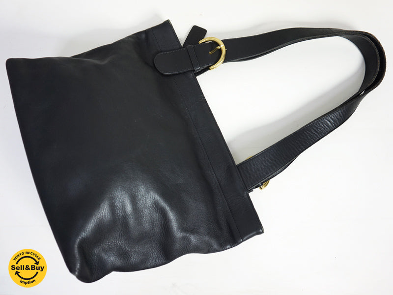 コーチ COACH レザー トートバッグ ブラック レディース   中古品 買い取りしました。祖師ヶ谷大蔵店 出張買取もお任せ下さい。