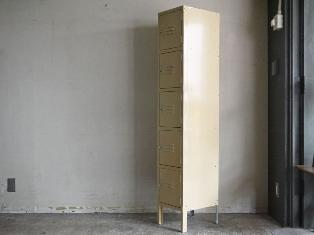 リオン LYON スチールロッカー 5-TIER LOCKER LOUVER ルーバーカット 5段 P.F.S パシフィックファニチャーサービス取扱 中古品 買い取りしました。