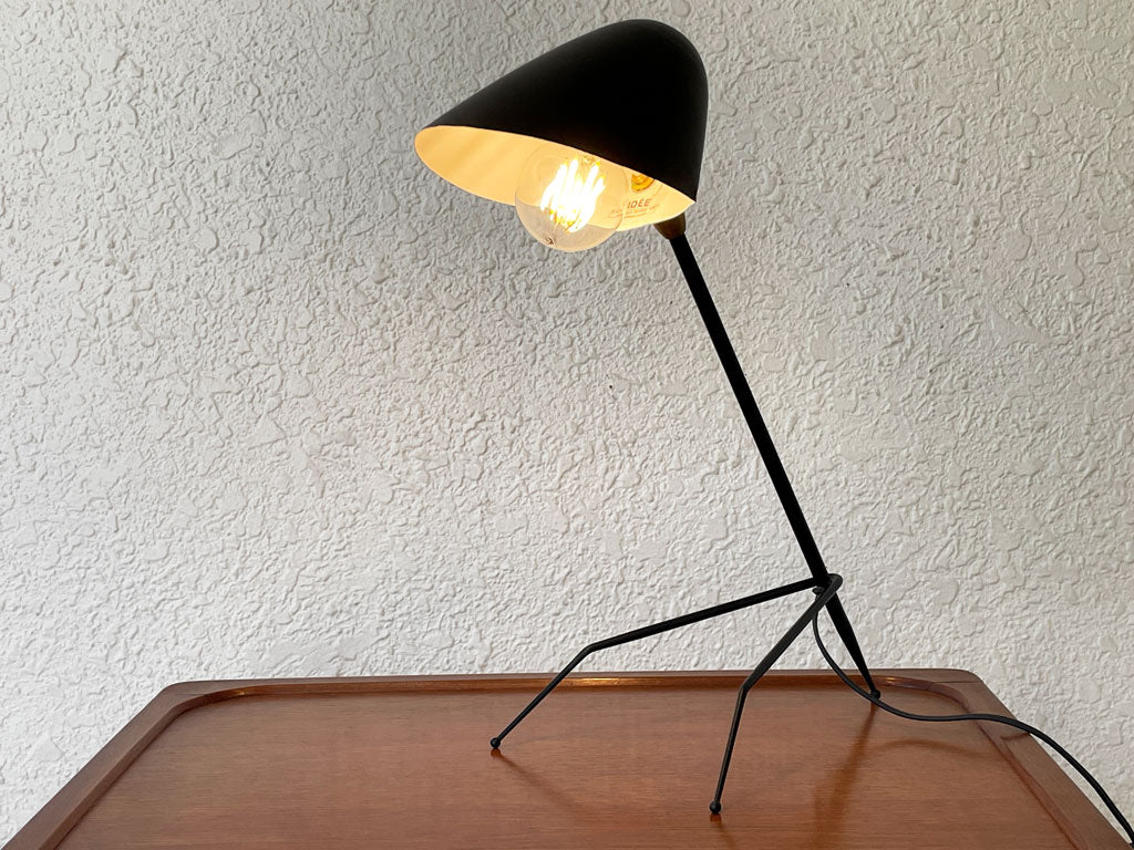 イデー IDEE ビューロー トレピエ BUREAU TREPIED テーブルライト 卓上照明 ブラック セルジュ・ムーユ 定価66,000円 中古品 買い取りしました。