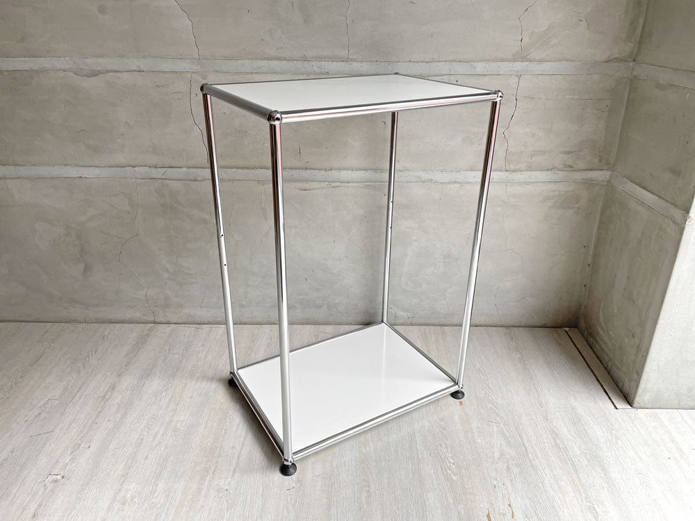 ユーエスエムハラー USMハラー USM Haller スタンド モジュラーファニチャー キャビネット オープンシェルフ ピュアホワイト  中古品 買い取りしました。