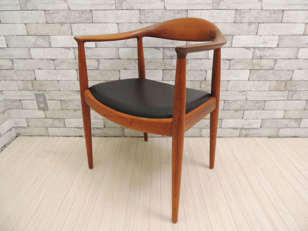 ヨハネスハンセン JOHANNES HANSEN ザ・チェア The Chair JH503 チーク材 ビンテージ ウェグナー JH焼印   中古品 買い取りしました。