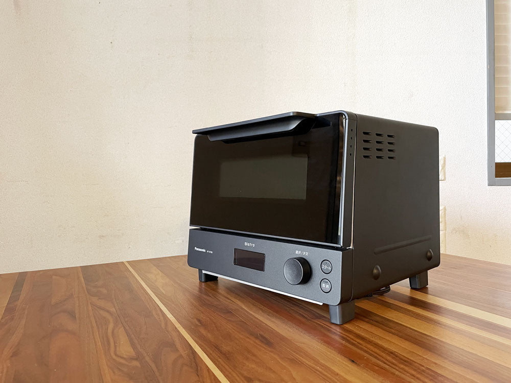 パナソニック Panasonic ビストロ Bistro オーブントースター NT-D700 ブラック 受け皿&もち焼き網付 2022年製 未使用保管品 定価￥27,720-  中古品  買い取りしました。