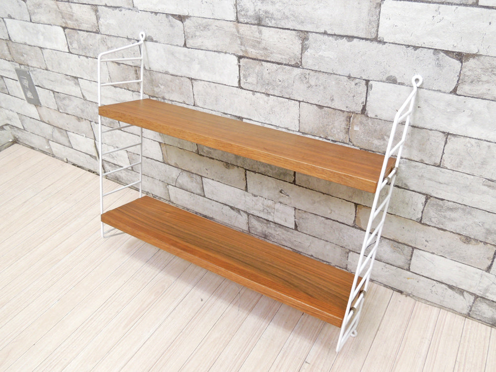 ストリング String ストリングポケット String Pocket 3段 + 棚板1枚付 ウォールシェルフ アッシュ材 ニルス・ストリング Nils Strinnig スウェーデン 中古品 買い取りしました。