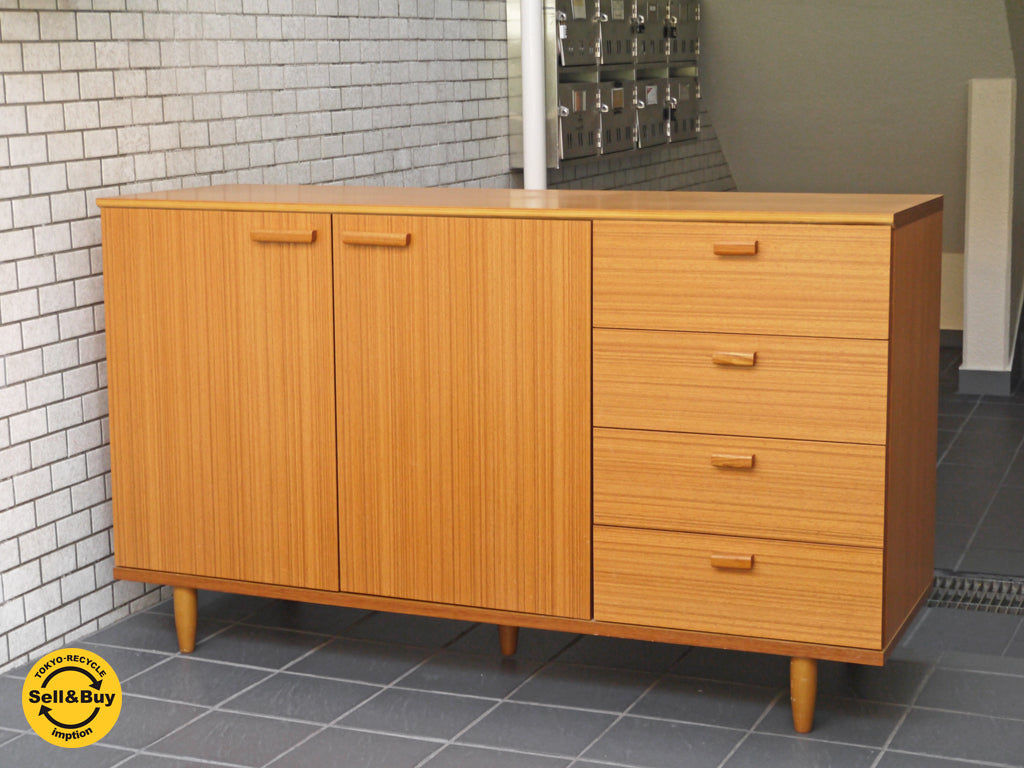 モモナチュラル Momo Natural パーク parc サイドボード キャビネット レトロモダン　中古品 買い取りしました。