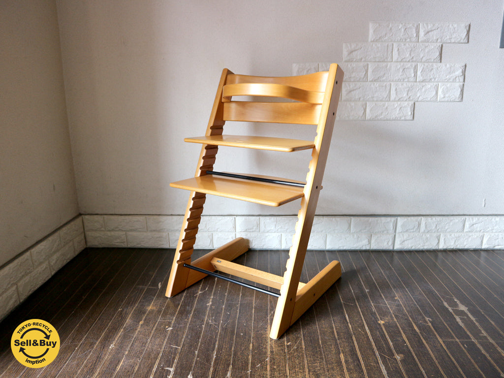 ストッケ STOKKE トリップトラップ TRIPP TRAPP チェア 木製ガード付き ナチュラル 旧型  買い取りしました。
