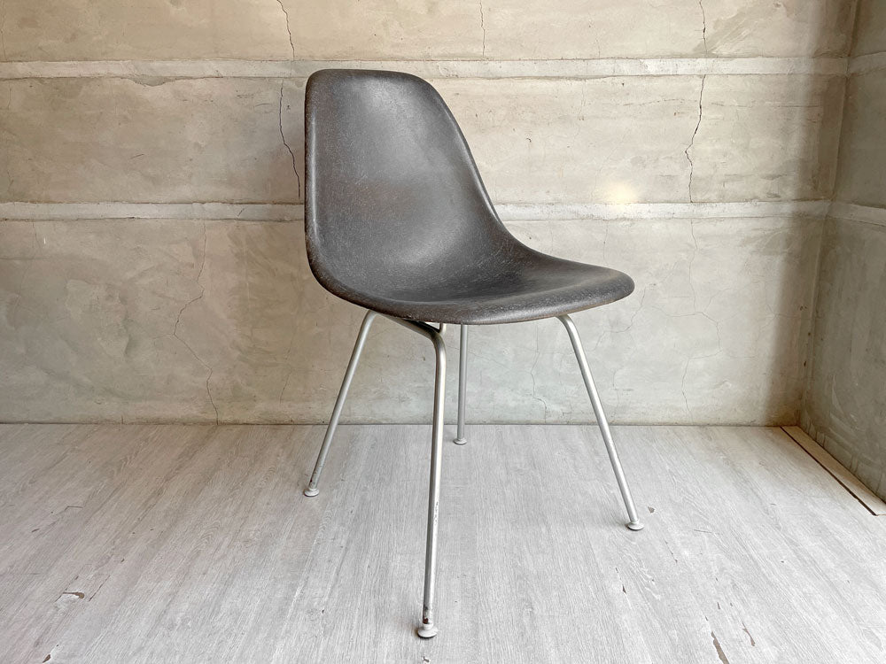 ハーマンミラー Herman Miller サイドシェルチェア セカンド 2nd vintage Hベース イームズ エレファントハイドグレー 中古品 買い取りしました。