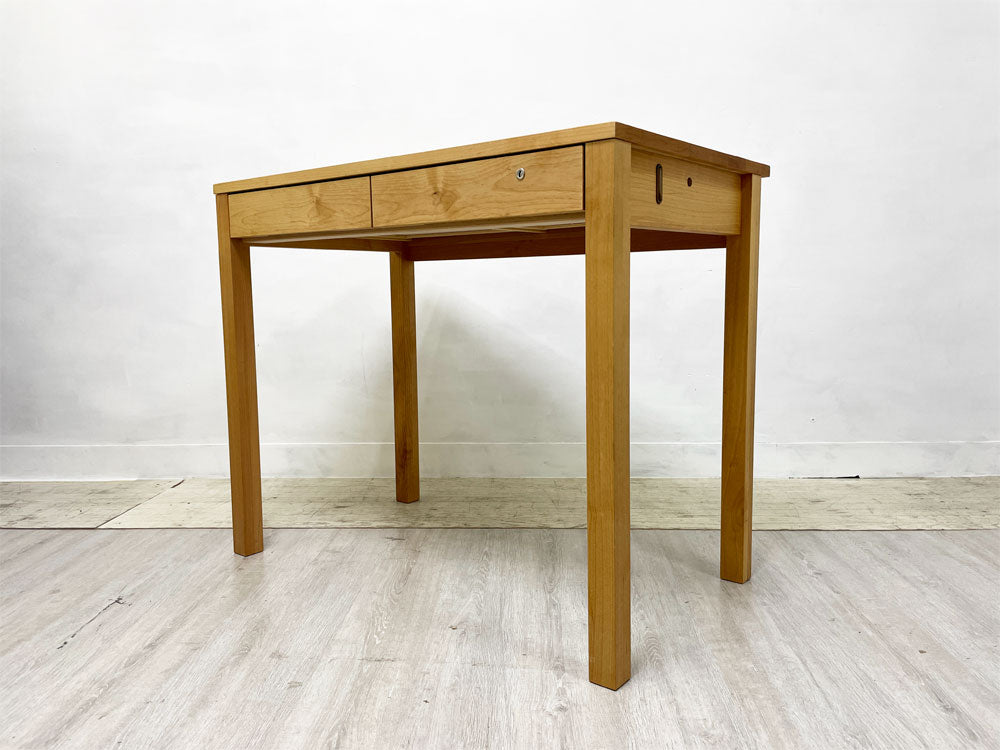 杉工場 SUGIKOJO レグシー デスク 90LGY アルダー材 オイル仕上げ 抽斗2杯 鍵付き中古品 買い取りしました。