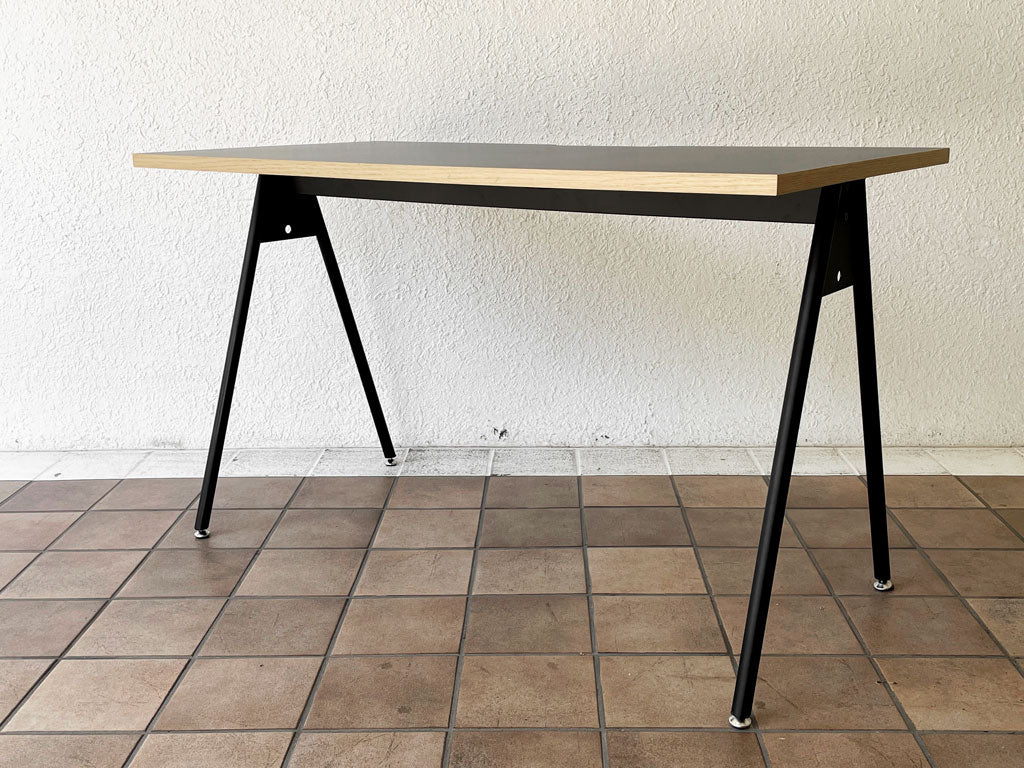 ジャーナルスタンダードファニチャー journal standard Furniture コンパスレッグデスク 平机 メラミントップ ブラック 中古品 買い取りしました。