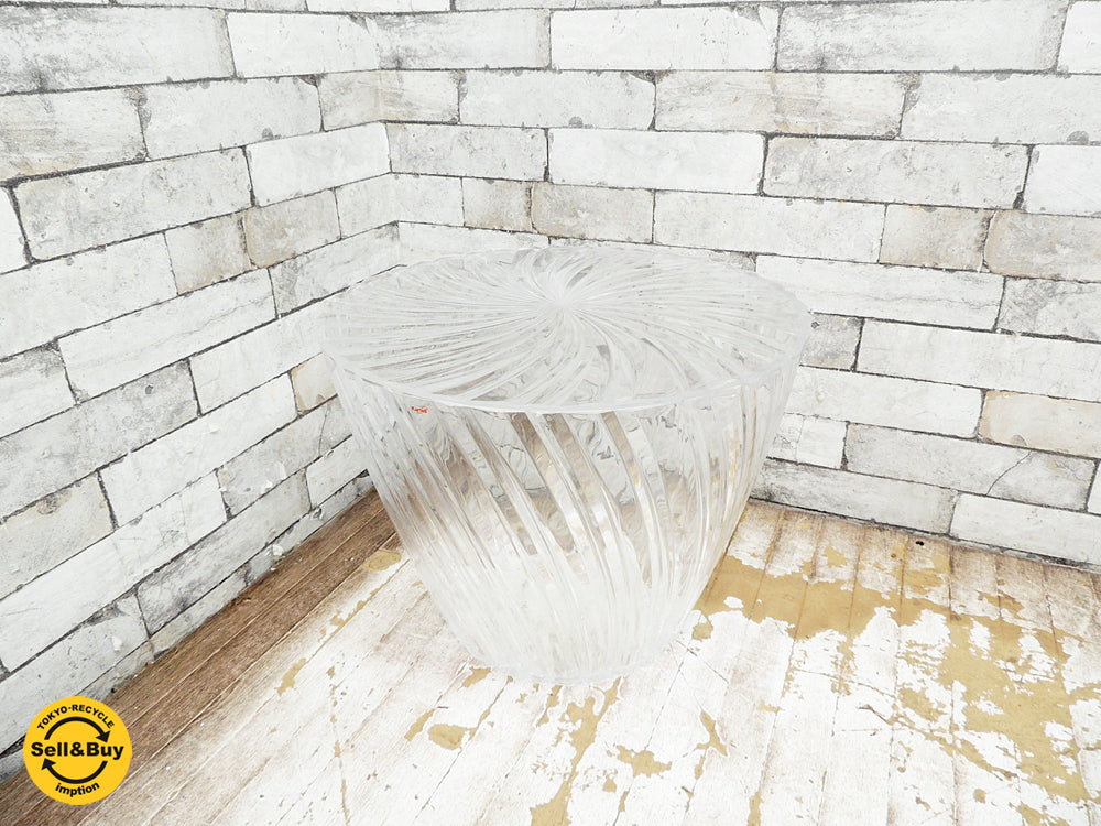 カルテル kartell スパークルL SPARKLE-L サイトテーブル クリア 吉岡徳仁デザイン 中古品 買い取りしました。