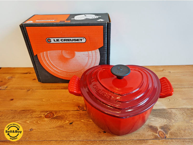 ルクルーゼ LE CREUSET ココットダムール ホーロー鍋 チェリーレッド 1.9L  中古品 買い取りしました。祖師ヶ谷大蔵店 出張買取もお任せ下さい。
